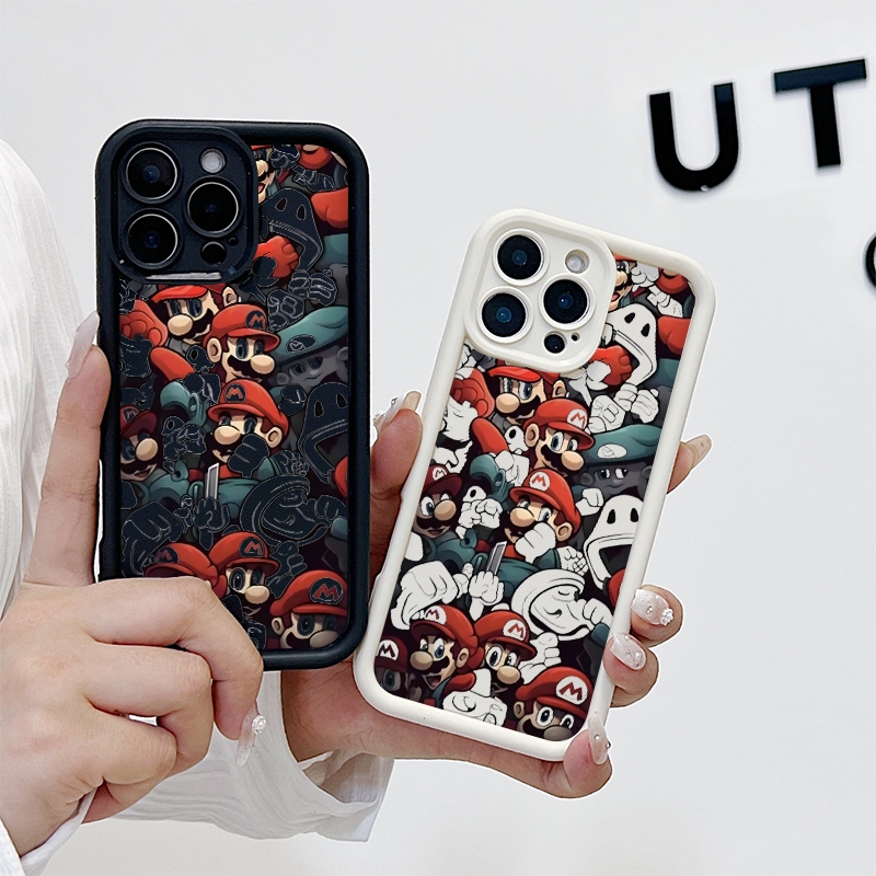 การ์ตูนน่ารักเต็มหน้าจอซูเปอร์มาริโอดูเดิลนุ่ม เคส  Redmi Note 14 4G  Note 14 5G  Note 14 Pro 4G  Note 14 Pro 5G ราคา ถูกที่สุด ดีลบีเคเค แกลเลอรีภาพที่ 3