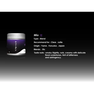 MIU l Ceremonial Grade Matcha | Warden Matcha Bar and Space