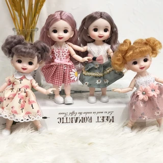 ตุ๊กตาเจ้าหญิง ของเล่นเด็กผู้หญิง ตุ๊กตา BJD 3D ตุ๊กตาแต่งตัว ตุ๊กตาน่ารัก ของเล่นสำหรับเด็กผู้หญิง