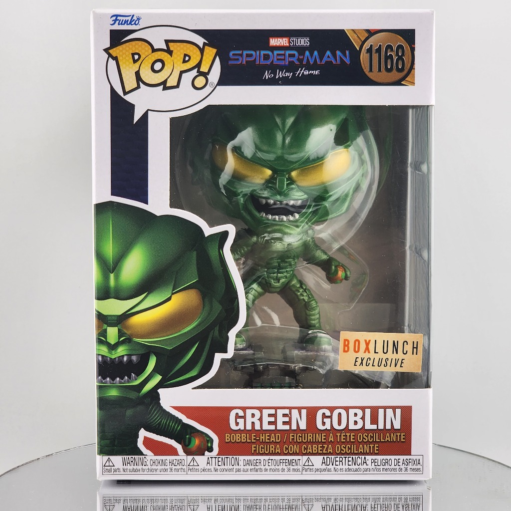 Funko Pop! Spider-Man - Green Goblin (Metallic) BoxLunch Exclusive 1168