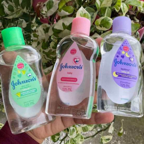Johnson's Baby Oil 50ml. 3สูตรพร้อมส่ง ล็อตใหม่