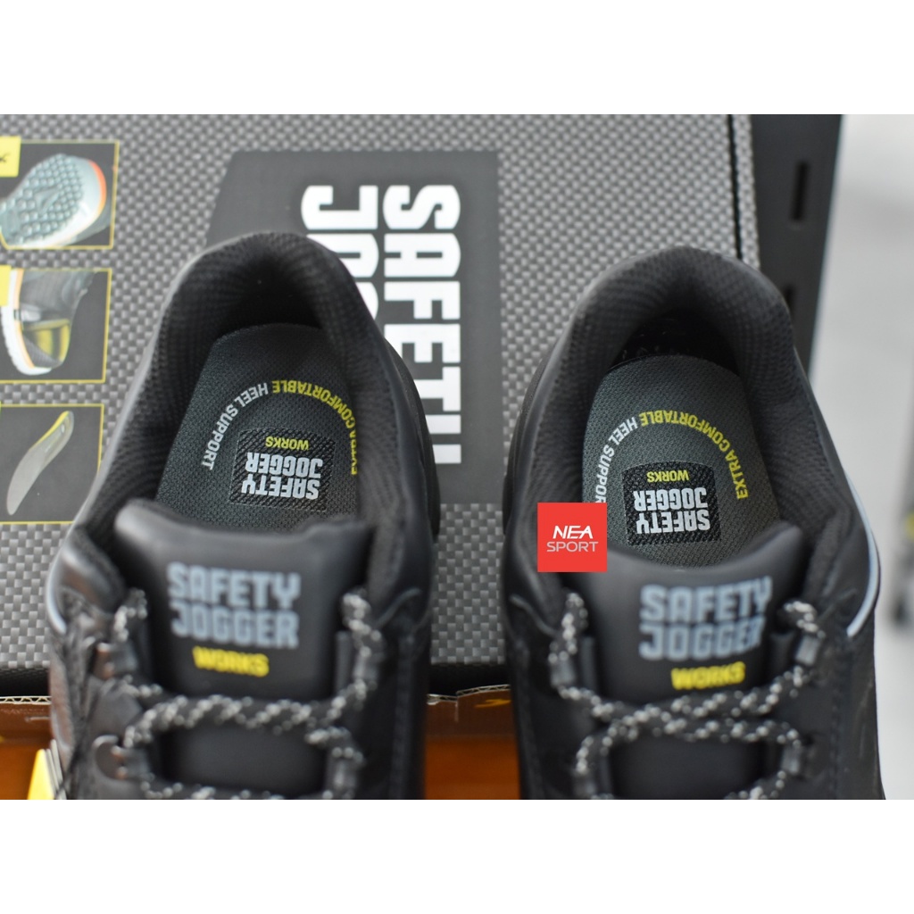 [ร้านที่มีมากกว่าเซฟตี้] SAFETY JOGGER CONSTRUBOY EW S3 LOW รองเท้าเซฟตี้ หัวเหล็ก หนังแท้ รองรับงานหนัก ไม่หุ้มข้อ - รูปที่ 3