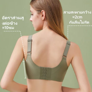 เสื้อชั้นในผู้หญิง บราไร้โครง เก็บกระชับหน้าอก เนื้อผ้านุ่มใส่สบายไม่อึดอัด ยืดหยุ่นดีเยี่ยมผ้านุ่มแห