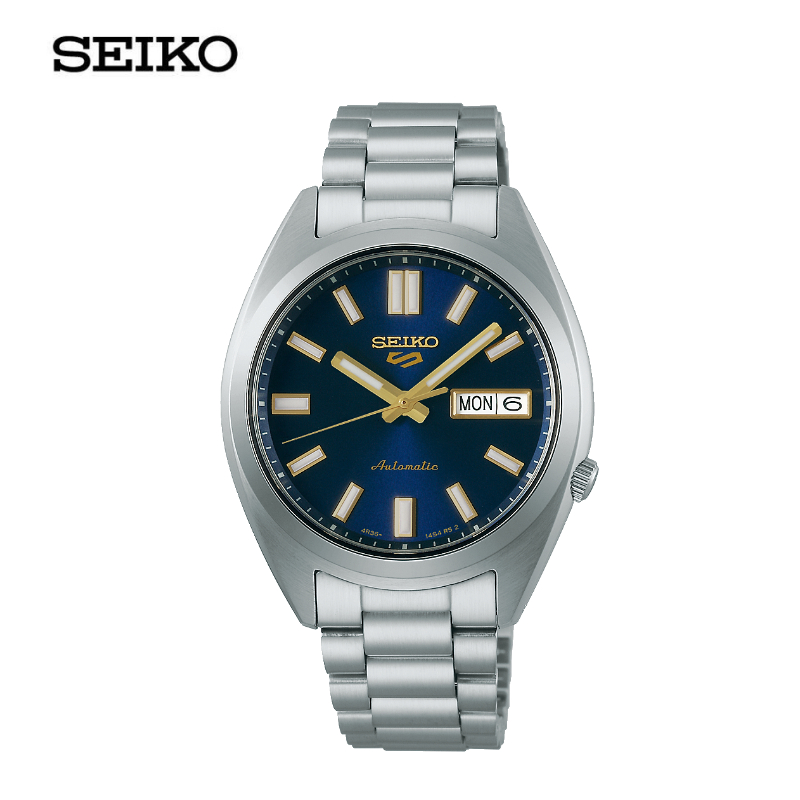 SEIKO 5 Sports Automatic นาฬิกาข้อมือ (ไซโก) รุ่น SRPL55K ขนาด 37.4 mm สีน้ำเงิน