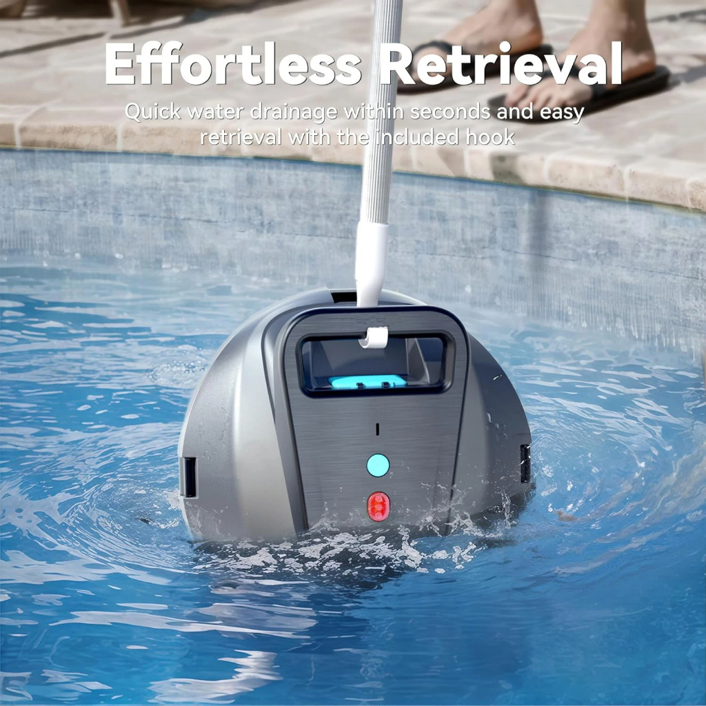 ⚡2025 NEW⚡หุ่นยนต์ทำความสะอาดสระว่ายน้ำอัตโนมัติ Pool Cleaning Robot เครื่องดูดตะกอนสระว่ายน้ำ เครื่องดูดฝุ่นใต้น้ำ - รูปที่ 4