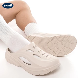 Tawii. รองเท้าแตะ รองเท้าแบบสวม รองเท้าหัวโต รองเท้าแตะมีรู UNISEX รองเท้าแตะลําลอง มี 3 สี