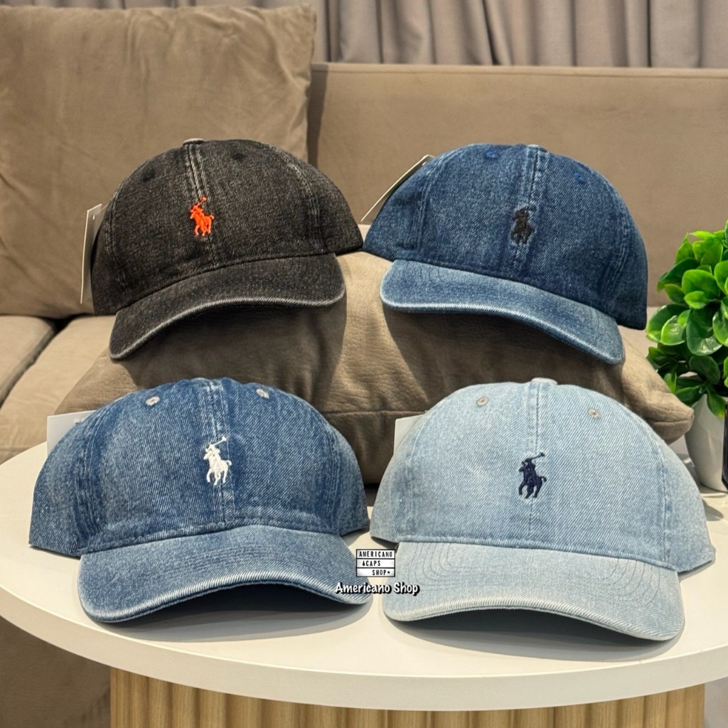 หมวกยีนส์ PL JEANS CAP ผ้ายีนส์แฟชั่น ใส่กันแดด สบาย ๆ มีหลายสีให้เลือก (ส่งจากไทย) - รูปที่ 4