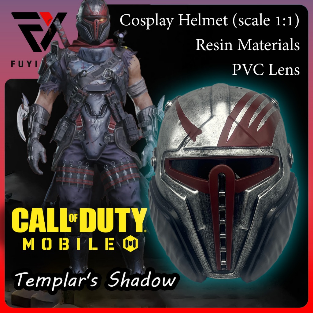 Replica | Templar's Shadow | คอสเพลย์ Star Wars Call of Duty | Games Props | Mask | Cosplay | Helmet