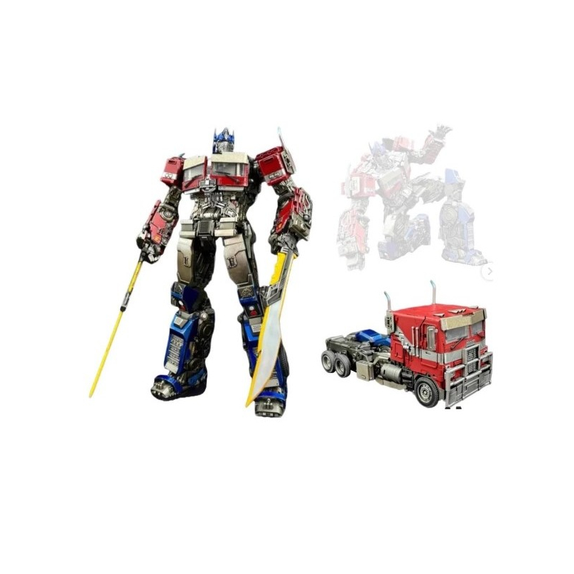 Transformers Rise of the Beasts DLX Scale Optimus Prime BTT02 transformation