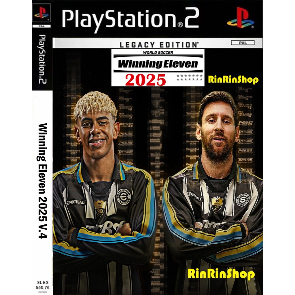 แผ่นเกมส์ Winning Eleven 2025 V.4 Summer Transfer Playstation 2 จัดส่งภายใน 2 วัน คุณภาพสูง ราคาถูก