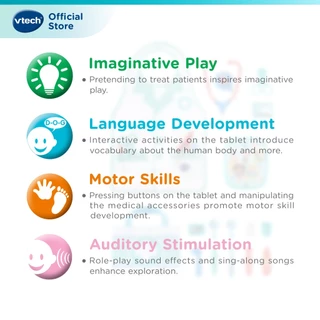 VTECH SMART CHART MEDICAL KIT, ของเล่นชุดหมอ ชุดอุปกรณ์ทางการแพทย์ 80-552100