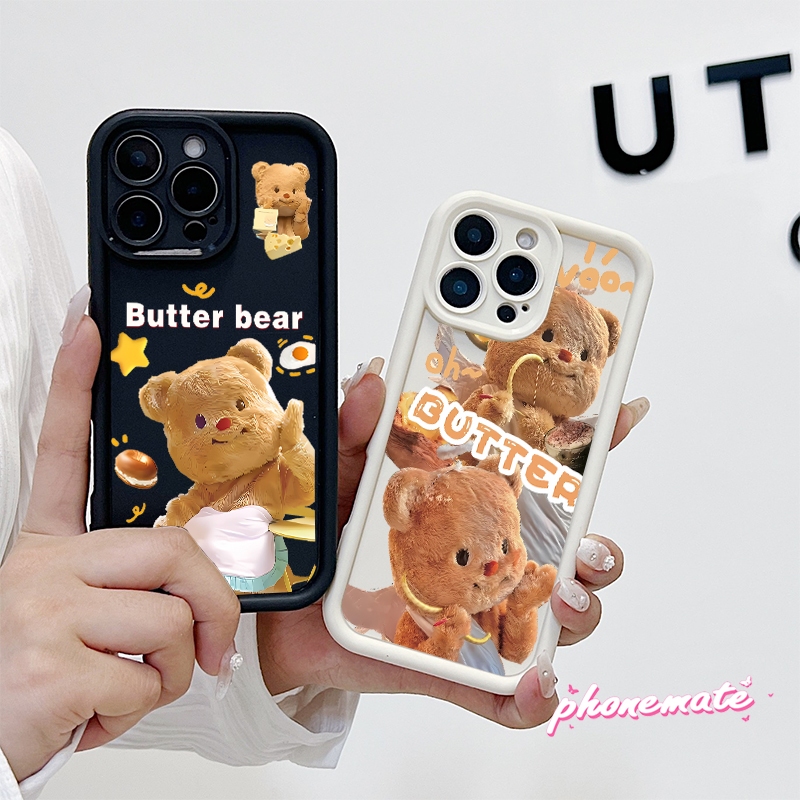 น่ารักแมงมุมชายเนยหมีเคสนุ่ม เคส Vivo Y17/Y12/Y15/Y11/Y12i Vivo Y17s/Y28 Vivo Y20/Y20i/Y20s Vivo Y11S/Y12S
