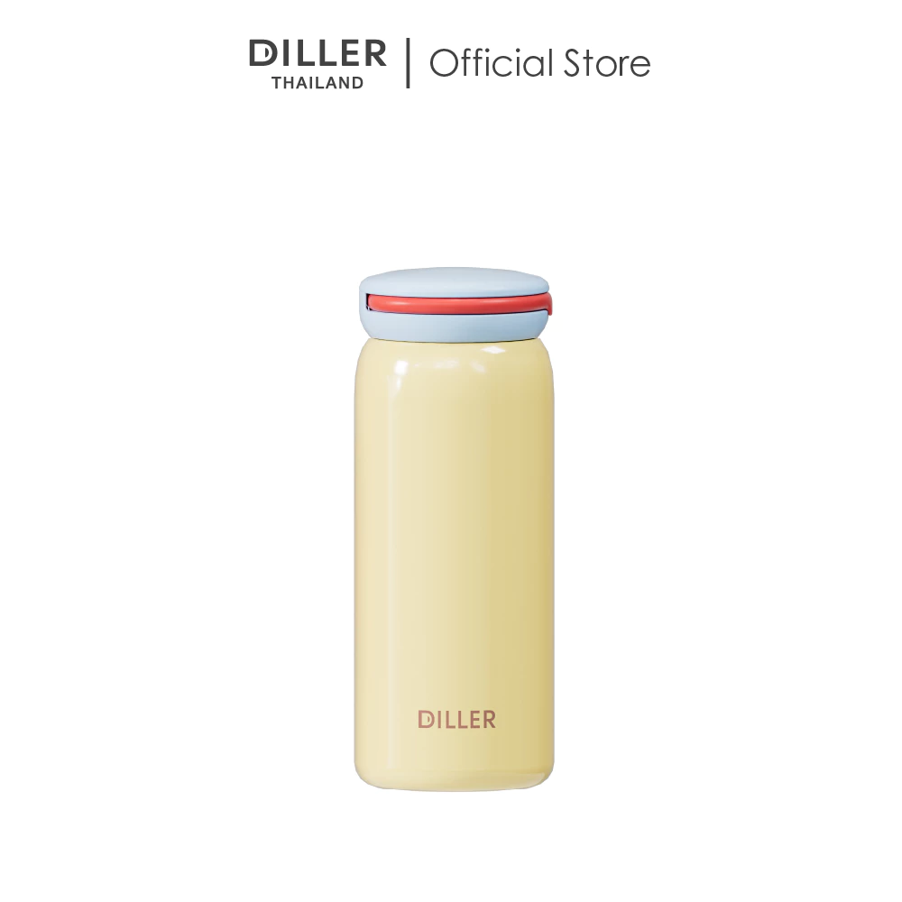 พร้อมส่งจากไทย Diller Thermo Flask 280 ml. (MLH9320) กระติกเก็บความร้อนและเย็น สแตนเลส 2 ชั้นเก็บเย็น24ชม. thumbnail 10