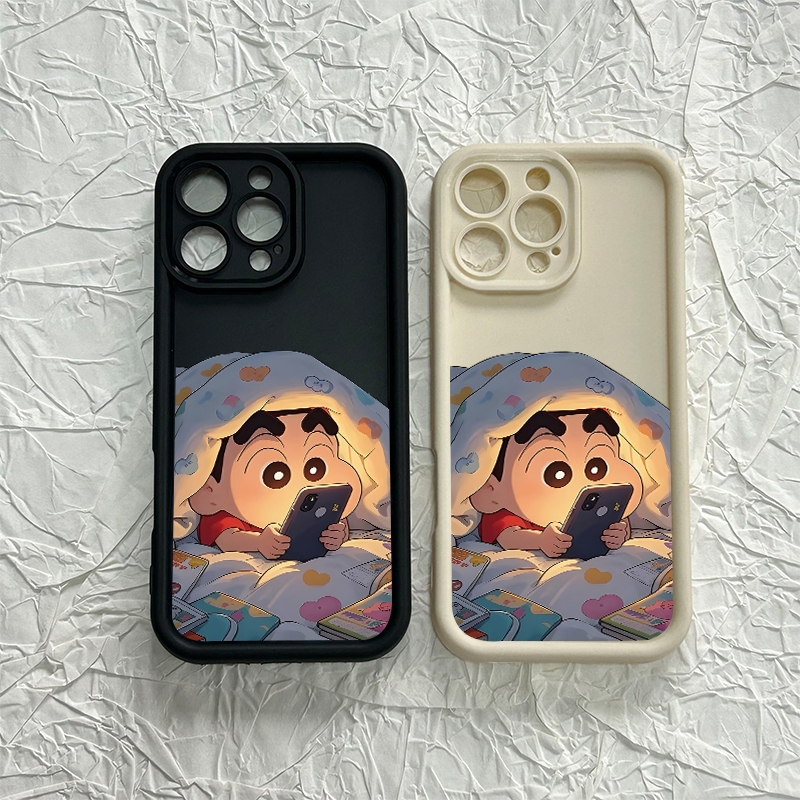 กรณีสําหรับ เคส  Vivo Y17/Y12/Y15/Y11/Y12i Y17s/Y28 5G Y20 Shinchanกันกระแทกโทรศัพท์มือถือTPUกรณีการ์ตูน Shinchan - รูปที่ 7