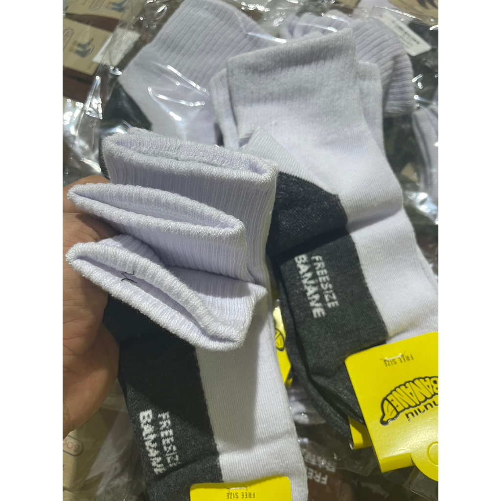 ถุงเท้านักเรียน 12คู่ ถุงเท้าเนื้อผ้าดีใส่สบาย ข้อกลาง สินค้าไทย - รูปที่ 5