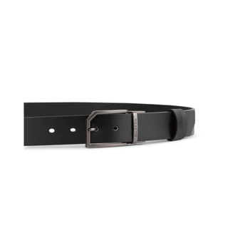 DAPPER กิ๊ฟเซ็ท เข็มขัดหนัง Snip Corner Reversible Belt สีดำ (BBX/BK/1026BB2)