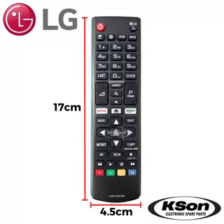 รีโมททีวี สมาร์ททีวี แอลจี ใช้กับทีวีแอลจีได้หลายรุ่น LG Smart TV Remote Control รุ่น AKB75095308