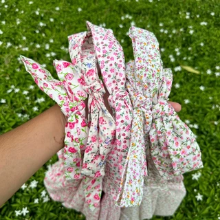 baggubag.ca🌷รวมกระเป๋าผ้าน่ารัก ลายดอกไม้ สายผูกโบว์
