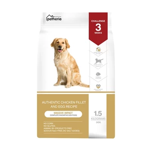 [ ตกกิโลละ 119 บาท l ไซส์กระสอบ 15 กิโล ] petheria Innovation Dog Food [MASSIVE IMPACT] สุนัขทุกช่วงวัย สูตรไก่ [ DMI ]