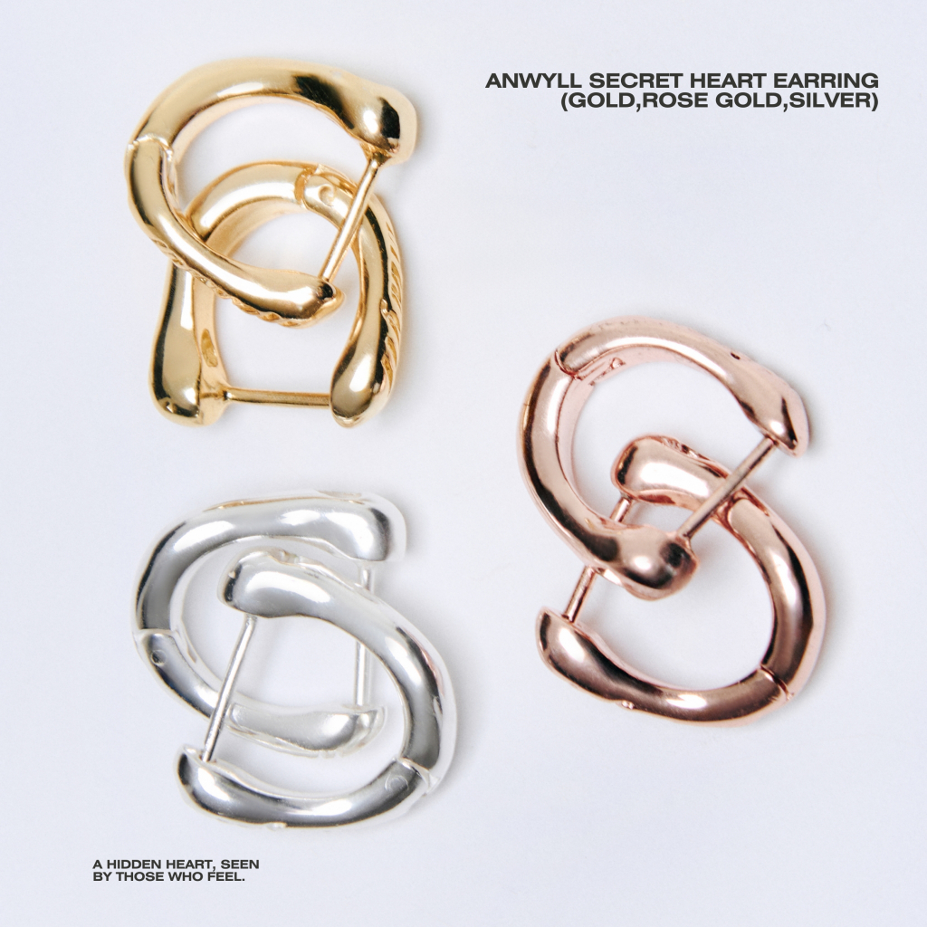 ANWYLL SECRET HEART EARRING ต่างหู