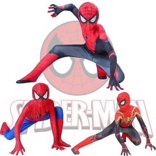 ชุดสไปเดอร์แมน เด็กและผู้ใหญ่ spiderman ชุดซุปเปอร์ฮีโร่ ชุดแฟนซี ซูเปอร์ฮีโร่ เสื้อผ้าเด็ก