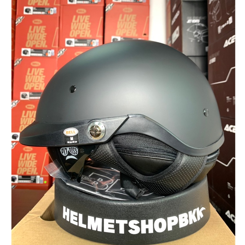 หมวกกันน็อค BELL PIT BOSS MATTE BLACK ไซส์ M สินค้าใหม่ (มีตำหนิ) ไม่มีผลในด้านความปลอดภัย PMM01