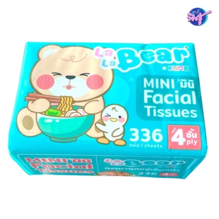 [ยกลัง] LALA BEAR กระดาษทิชชู่เช็ดปากป๊อปอัพ ลาลาแบร์ พกพา ลัง 10แพค แพค 10ห่อ หนา 4ชั้น ห่อ 336แผ่น
