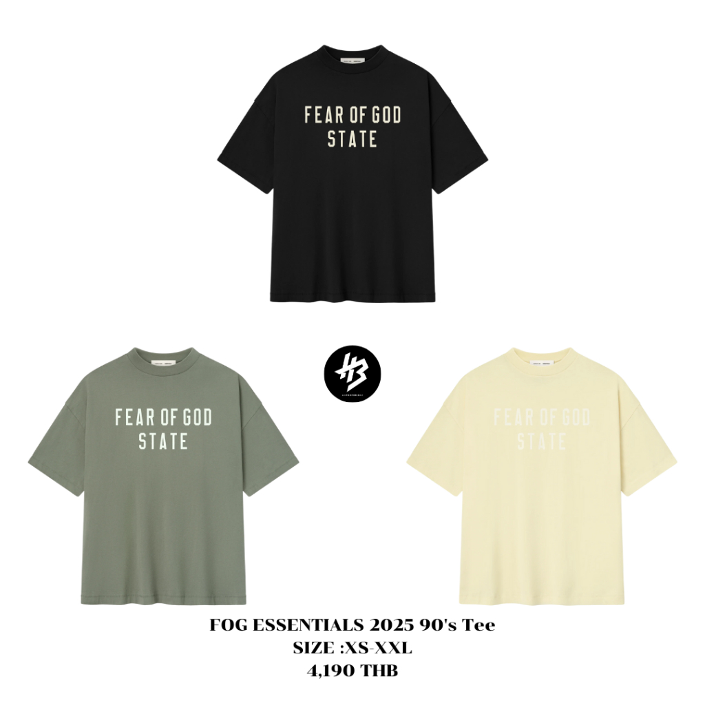 [ของแท้] FOG ESSENTIALS 2025 90's Tee พร้อมส่ง