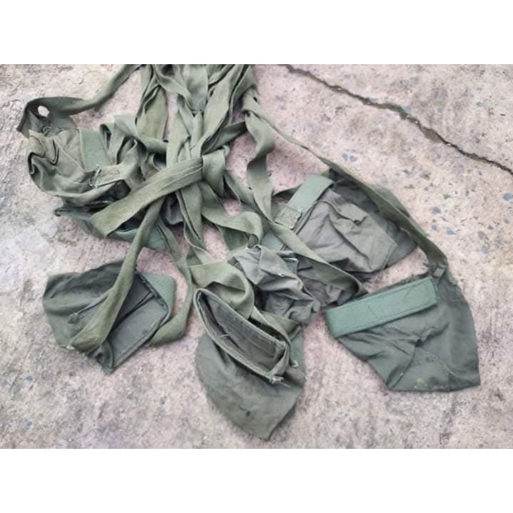 ARMY 7.62 MM NATO LINKED BLANK M82 100 RDS CLOTH BAG
