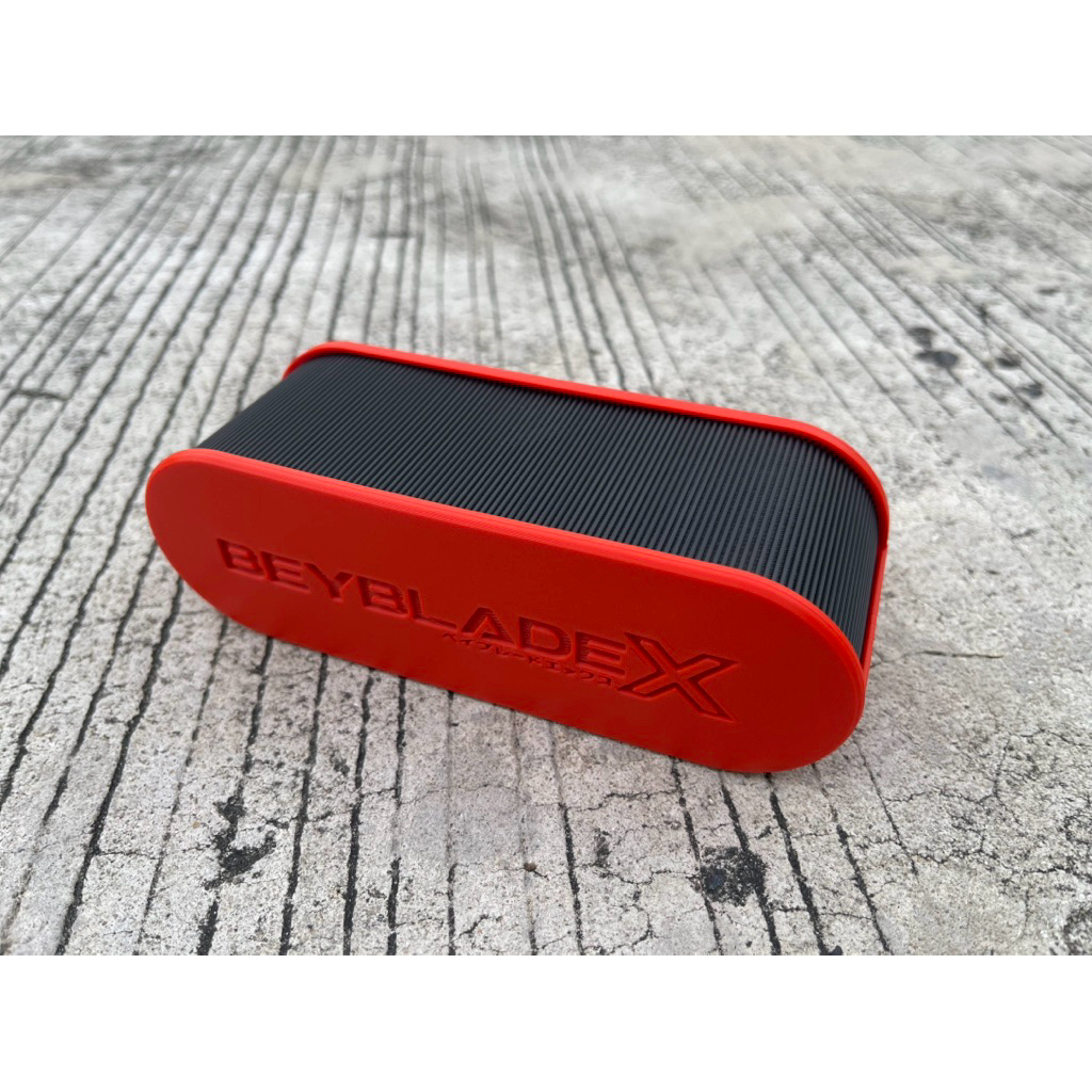กล่องใส่ Beyblade 3on3 งาน 3D Print 🔴⚫️สีแดง-ดำ