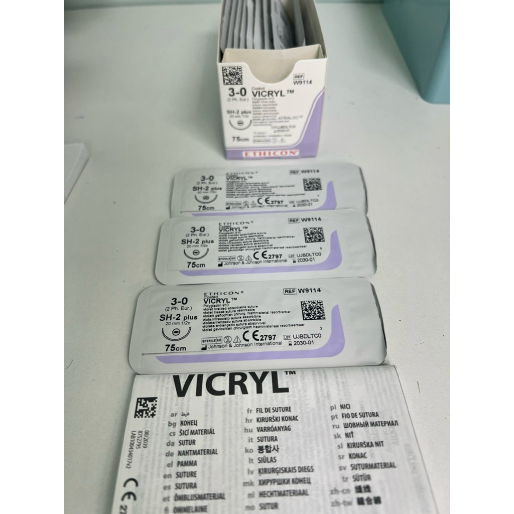 vicryl Ethicon แบ่งขาย ** ไหมละลาย ไหม Vicryl  3-0 - รูปที่ 3