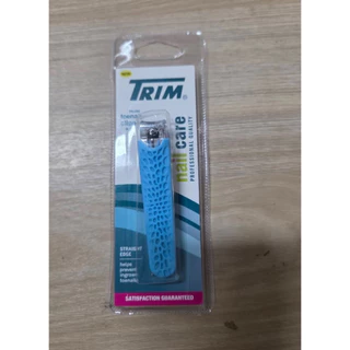 ตัดแต่งเล็บได้ดั่งใจ TRIM กรรไกรตัดเล็บด้ามซิลิโคน ( ด้ามฟ้า ) ด้ามจับซิลิโคน กันลื่น สีฟ้า / ราคาถูก ราคาต่อ 1 อัน