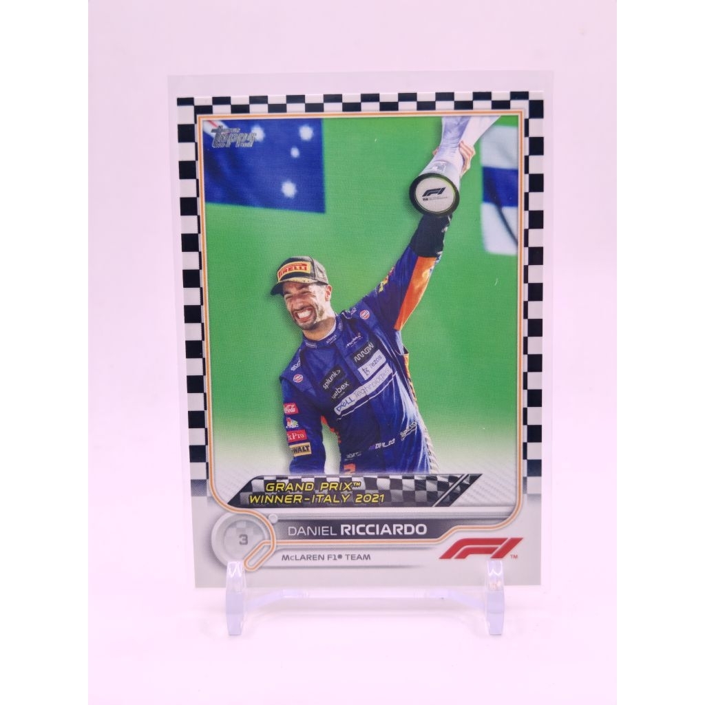 การ์ด f1 topps 2022 daniel ricciardo