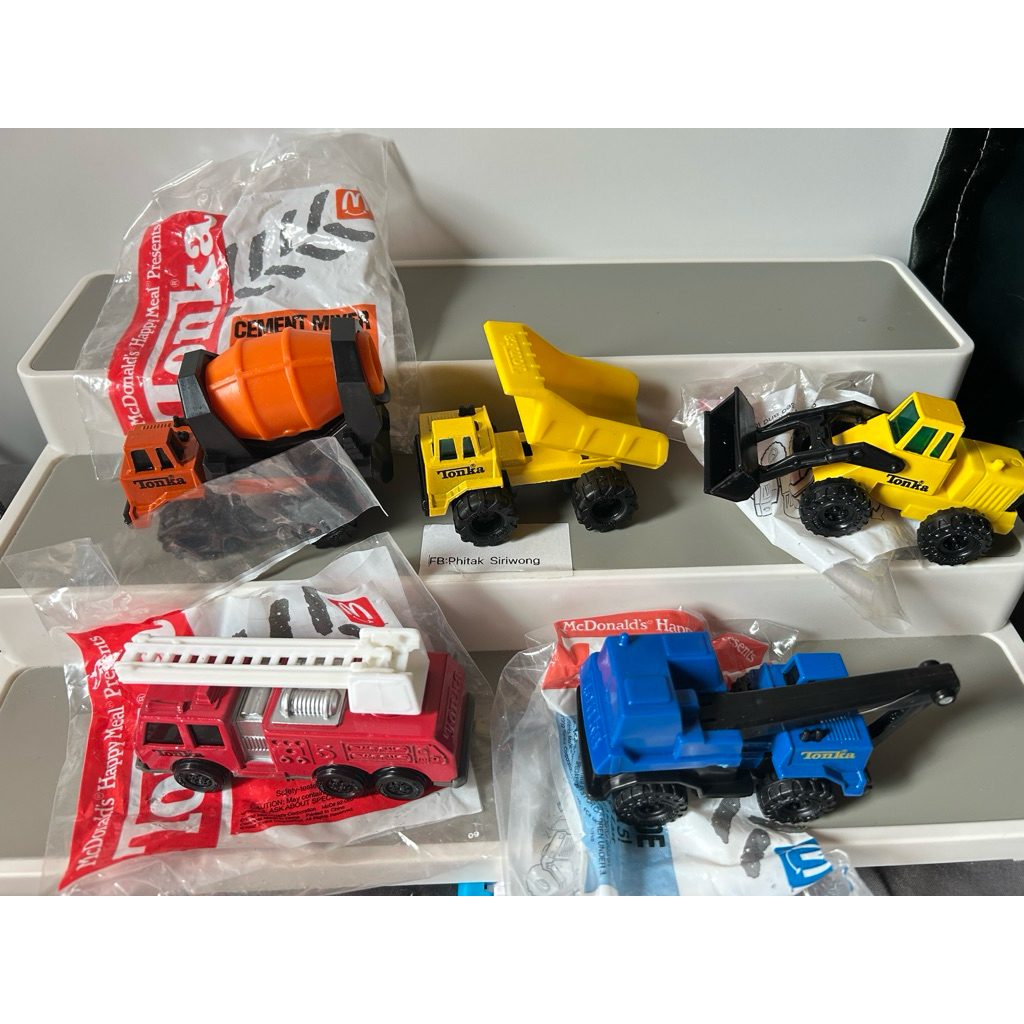 Mcdonalds toy vintage Tonka 5 pcs