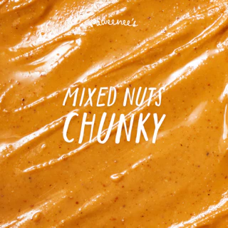 เนยถั่วรวม Mixed Nuts Butter รสธรรมชาติ ไม่ใส่นำ้ตาล น้ำมัน เกลือ 220 g. | Paweenee’s