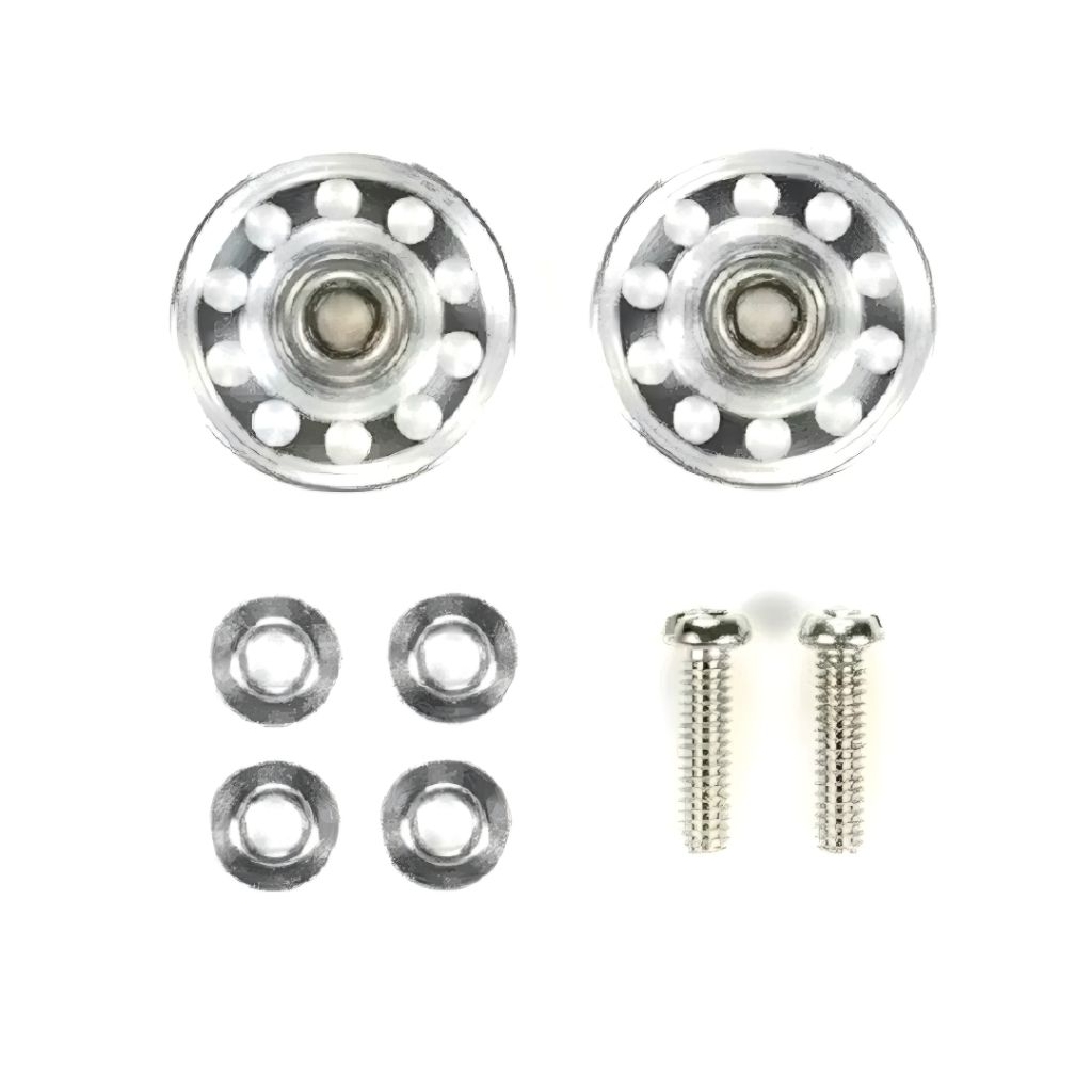 ทามิย่า💯 โรลเลอร์ TAMIYA [15437:⭐️700] (Lightweight) 13mm Aluminum Ball-Race Rollers (Ringless)