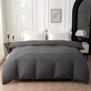 ปลอกผ้านวม สีทึบ นุ่มสบายทุกสัมผัส 5ฟุต 6ฟุต 7ฟุต กันไรฝุ่น Enjoy sleep