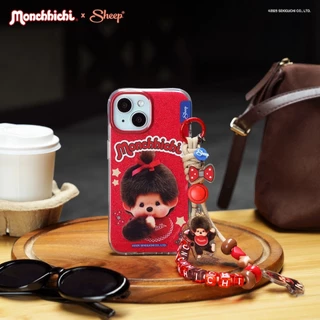 [For iPhone/S23Ultra/S24Ultra/S25Ultra MS Monchhichi] Monchhichi Collectionเคสสำหรับไอโฟน&ซัมซุงมอนชิชิ ฟรีGriptok/Strap