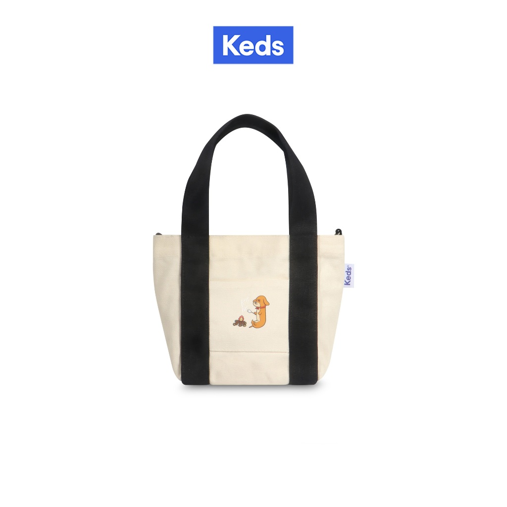 KEDS กระเป๋า รุ่น THE KEDS MINI BAG X SSKTMMEE สีครีม/ สีดำ ( F25ACB06011 )