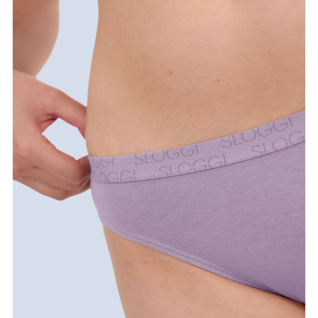 sloggi กางเกงชั้นในรูปแบบไฮเลค รุ่น sloggi GO Vivid Everyday High Leg R รหัส 10223244 สีม่วง 4239 — صورة 4