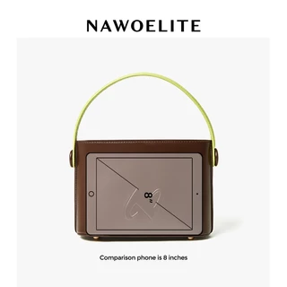 NAWOELITE Dessert Bag กระเป๋าสะพายข้างทรงถังสไตล์เรโทรสำหรับผู้หญิง Bags กระเป๋าสะพายข้างผู้หญิง กระเป๋าผู้หญิง