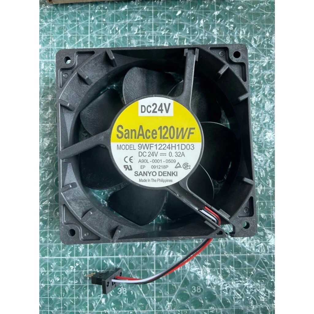 Fan SANYO DENKI 9WF1224H1D03 DC24V 0.32A FANUC 3P Male