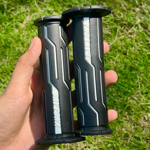 ปลอกแฮนด์แต่งนิ่มๆ Daytona ปลาย (เปิด)Honda GIORNO - พิกัดปลอกขาวดำ สามารถใส่ได้ทุกรุ่น(ซื้อปลายแยก)