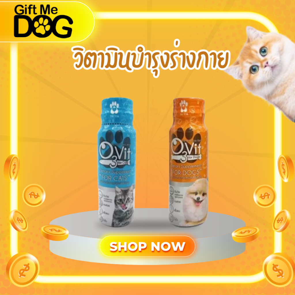 O3vit วิตามินเสริมสำหรับหมาแมว