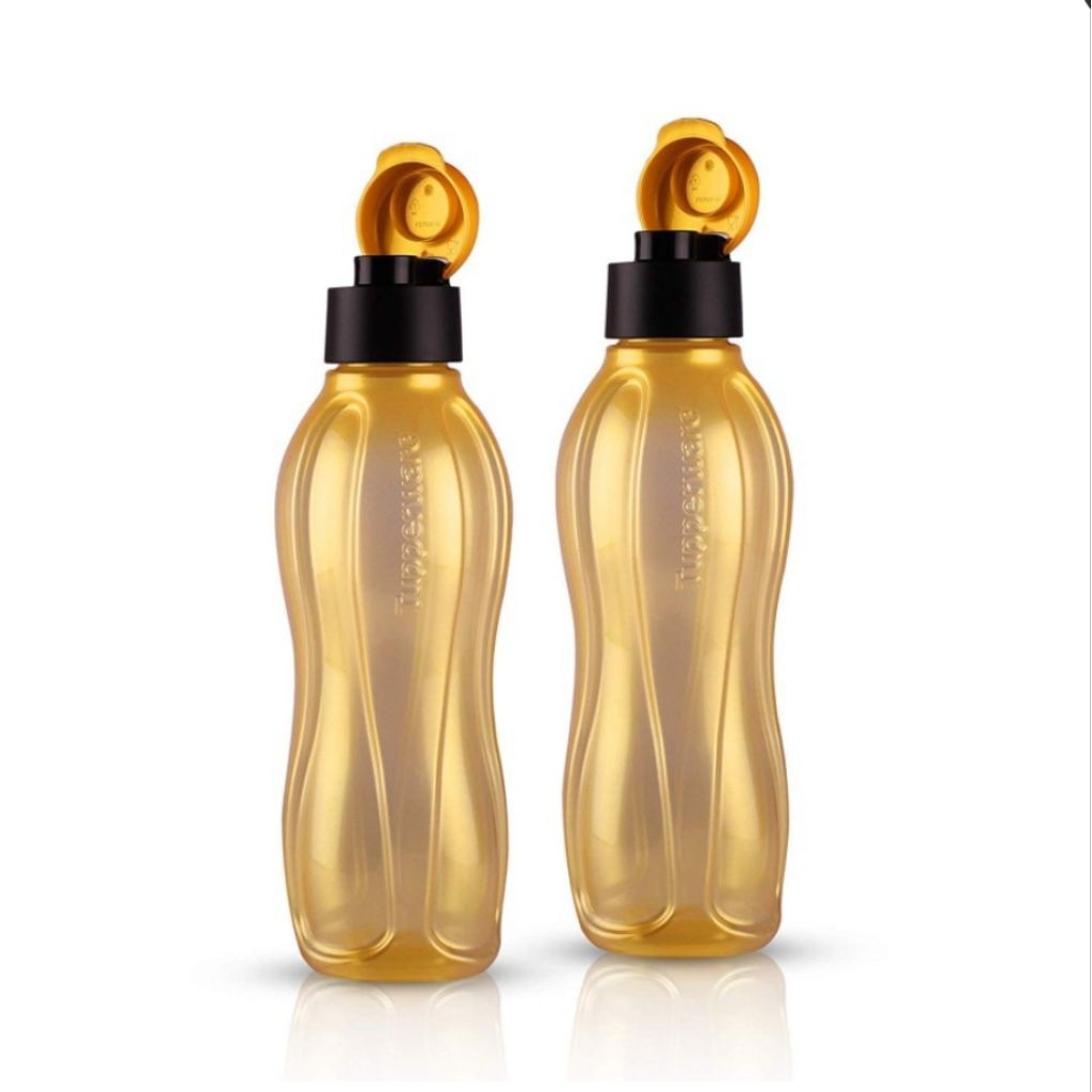 Tupperware Aquasafe Water Bottle 750 ml Gold 2 pcs
