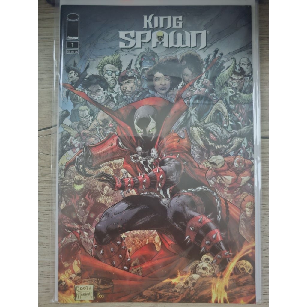 King Spawn #1 (Image Comics, 2021)
✒️ เขียนโดย Todd McFarlane / ศิลปิน Brett Booth, FCO