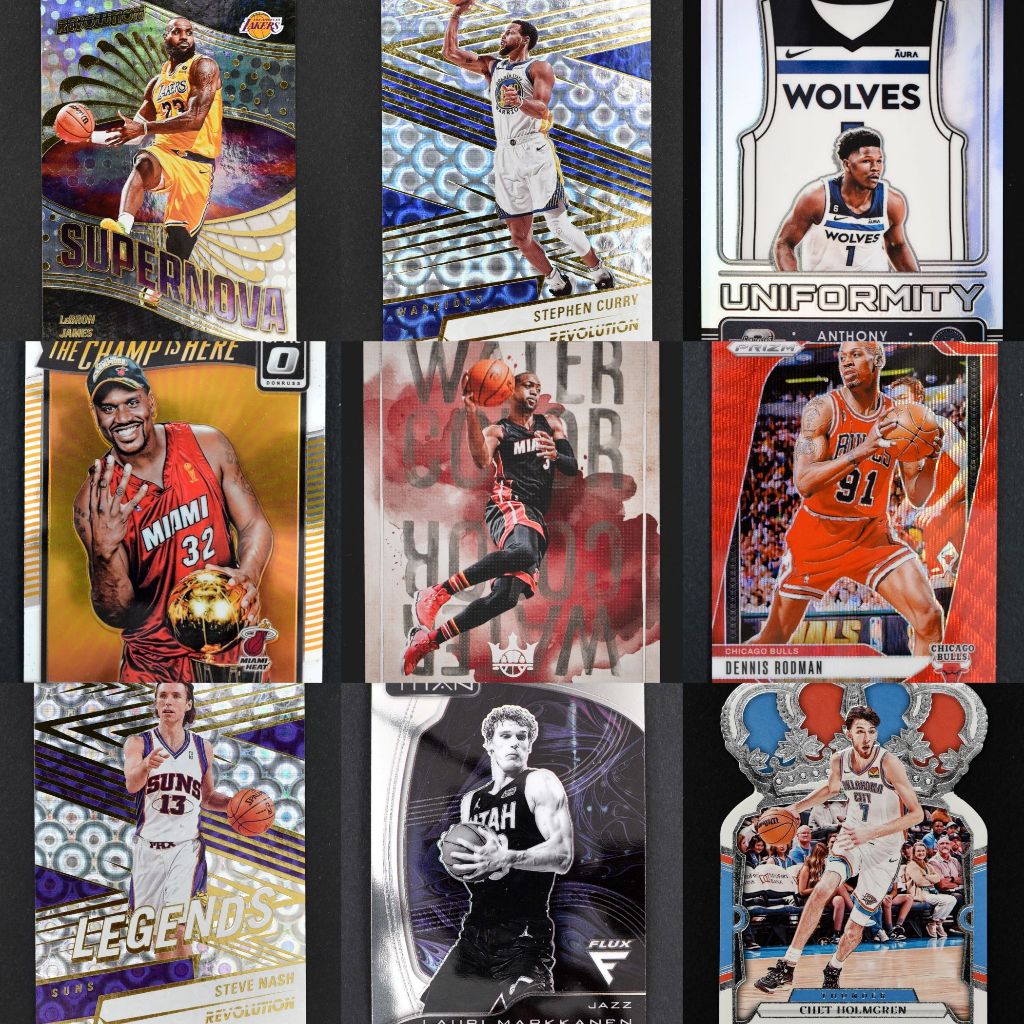 การ์ดบาสเก็ตบอล Panini NBA Cards แบบแยกใบ