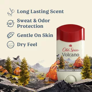 *ของแท้นำเข้าจากUSA* Old Spice โรลออน กลิ่น Volcano & Rock กลิ่นถ่านชาโคล ส้ม และอำพัน หอมสะอาด อ่อนๆ ไม่ฉุน