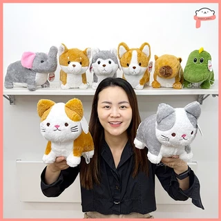 📍พร้อมส่ง!! มี28ลาย 📍ตุ๊กตาขนาด 12นิ้ว ชิบะอ้วน ไซบีเรียนอ้วน ฮัสกี้อ้วน หมูอ้วน นุ่มนิ่มม