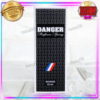 💥ส่งฟรี มีราคาส่ง น้ำหอม แดนเจอร์ เพอร์ฟูม สเปรย์ Danger Perfume SPRAY กล่องดำ ขวดขุ่น Bonsoir 22 ml.